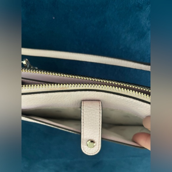 KATE SPADE New York Jackson Light Pink Leather Wallet crossbody - Picture 4 of 9